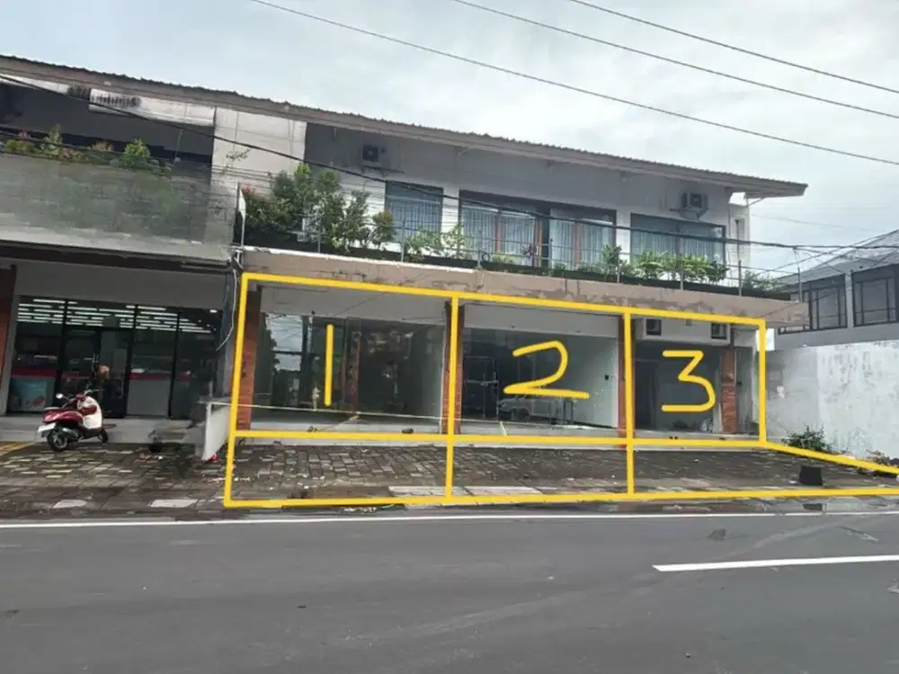 Ruko Baru Strategis 1 Lantai Disewakan, di Area Umalas, Kerobokan