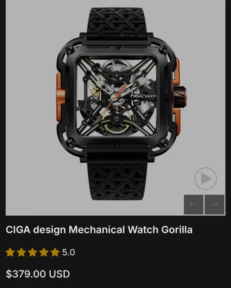 Jam watch Xiaomi Design Ciga X Limited automatic