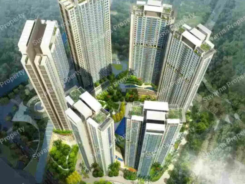 Jual Cepat Apartemen Taman Anggrek Residence Studio Lt 53 City View Dekat Mall & Kampus Jakbar