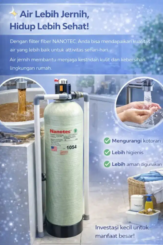 Stop Air Kuning! Gunakan Filter Air Fiber Sekarang