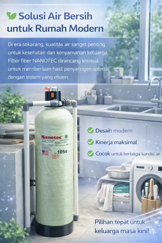 Air Bersih Tanpa Ribet dengan Teknologi Fiber