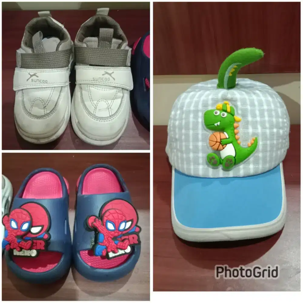 SEPATU SANDAL TOPI ANAK TAKE ALL