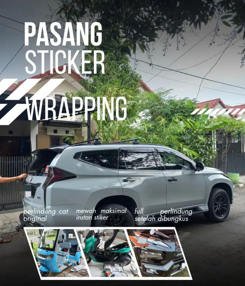 Jasa pasang sticker wrapping mobil