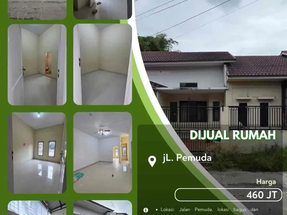 Dijual Rumah Jalan Pemuda Pekanbaru Kota Siap Huni Kondisi Terawat!