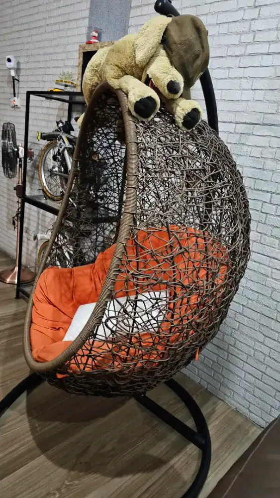 Bangku ayun rotan azko