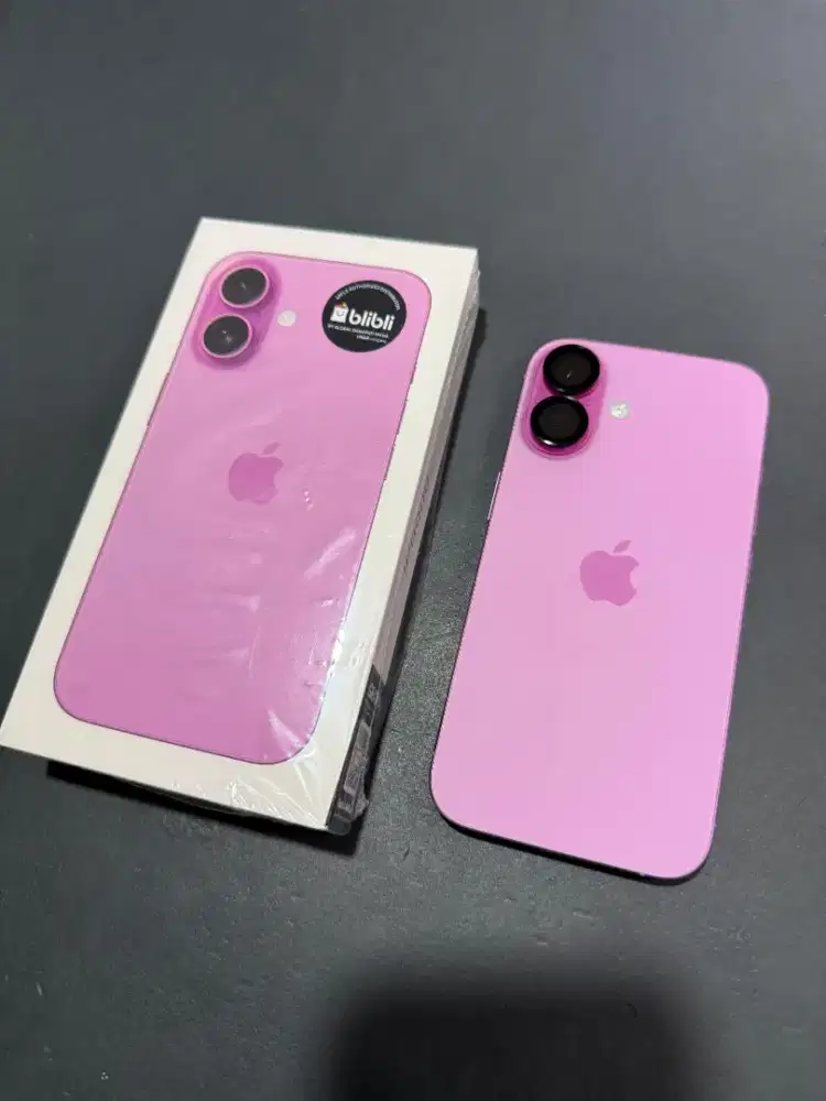 IPHONE 16 256GB PINK GARANSI RESMI IBOX