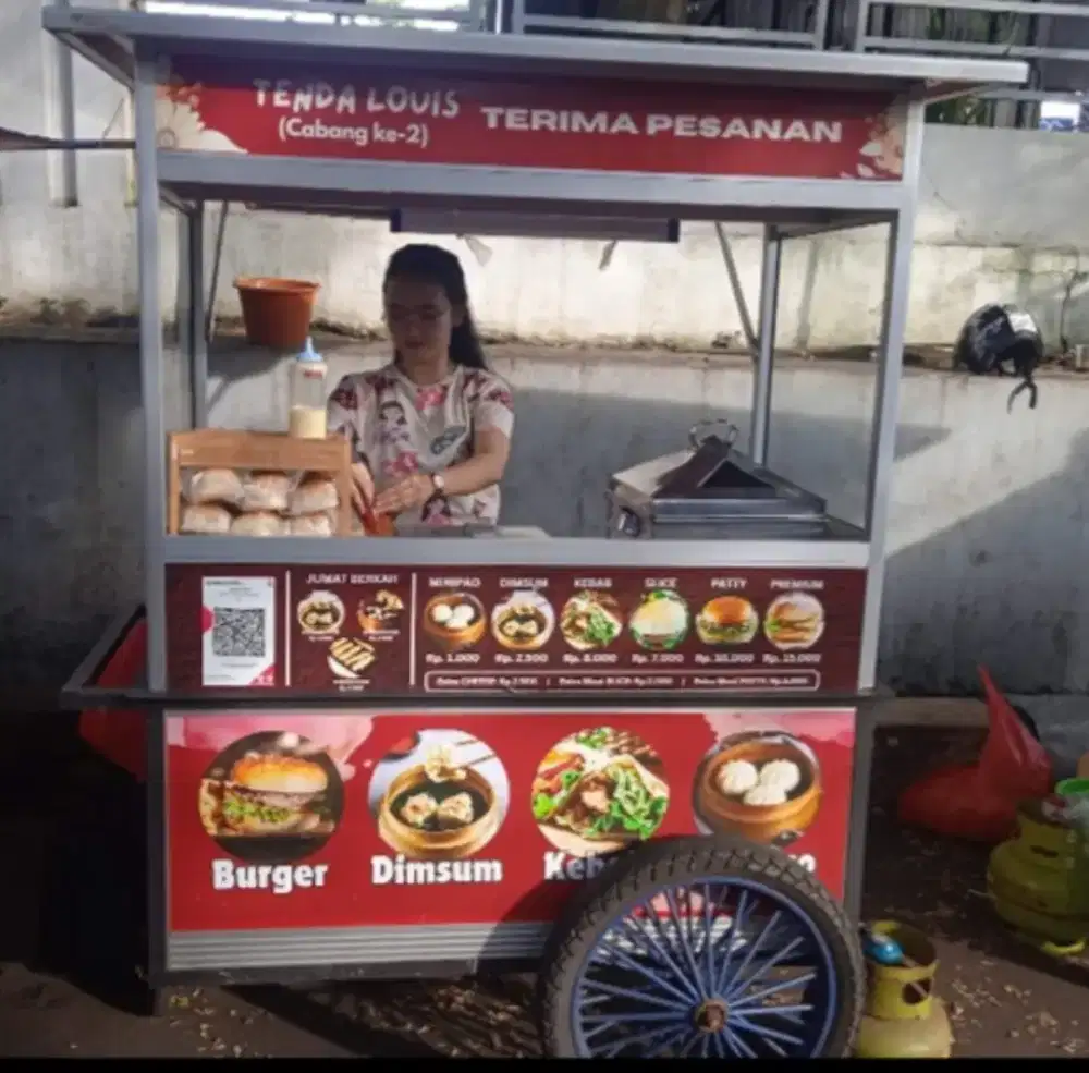 Gerobak Alumunium bekas