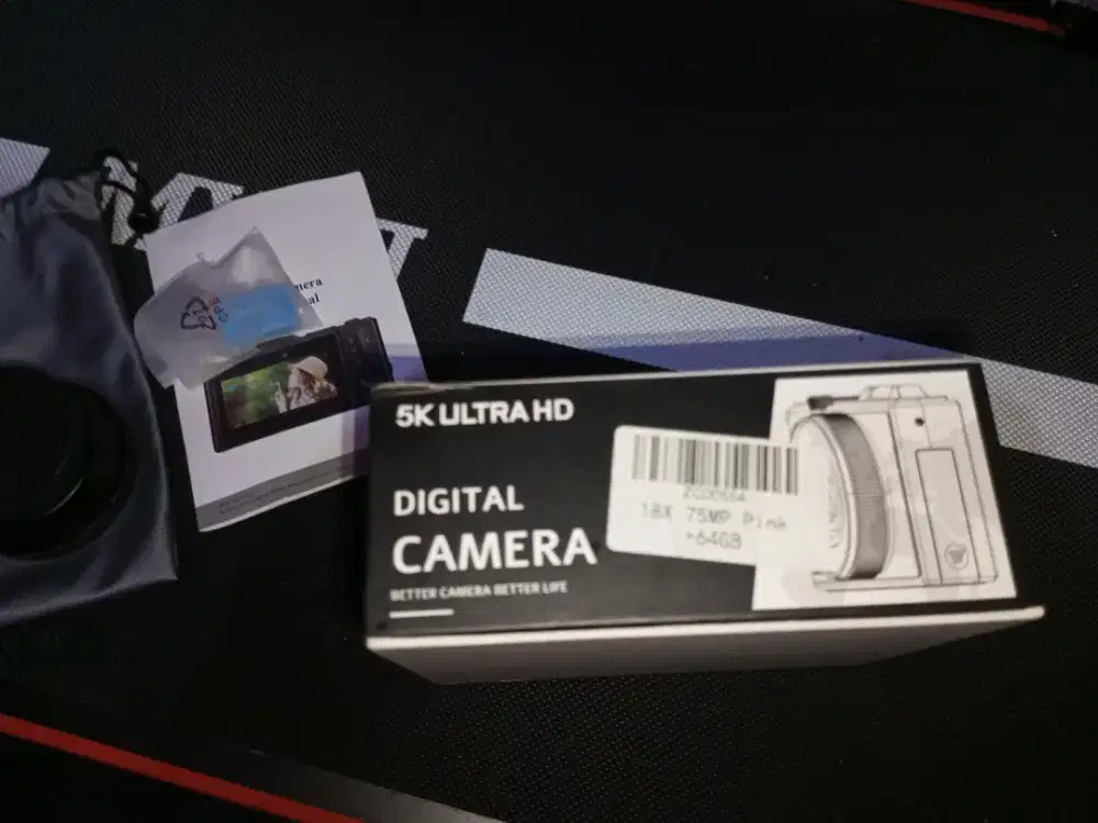 CAMERA TEEKA 18X 75MP WARNA PINK +64GB