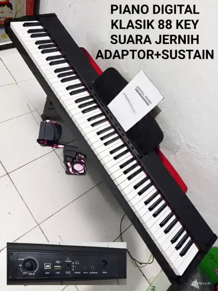keyboard kibor Piano digital 88 tuts benston suara jernih siap konser
