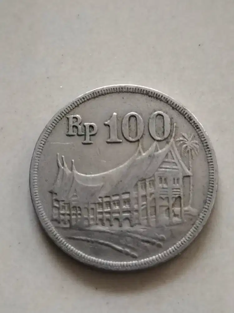 Uang Koin Rumah Gadang Tebal Tahun 1973