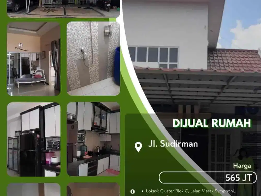 Dijual Rumah Jalan Sudirman Tengah Kota Pekanbaru Siap Huni!