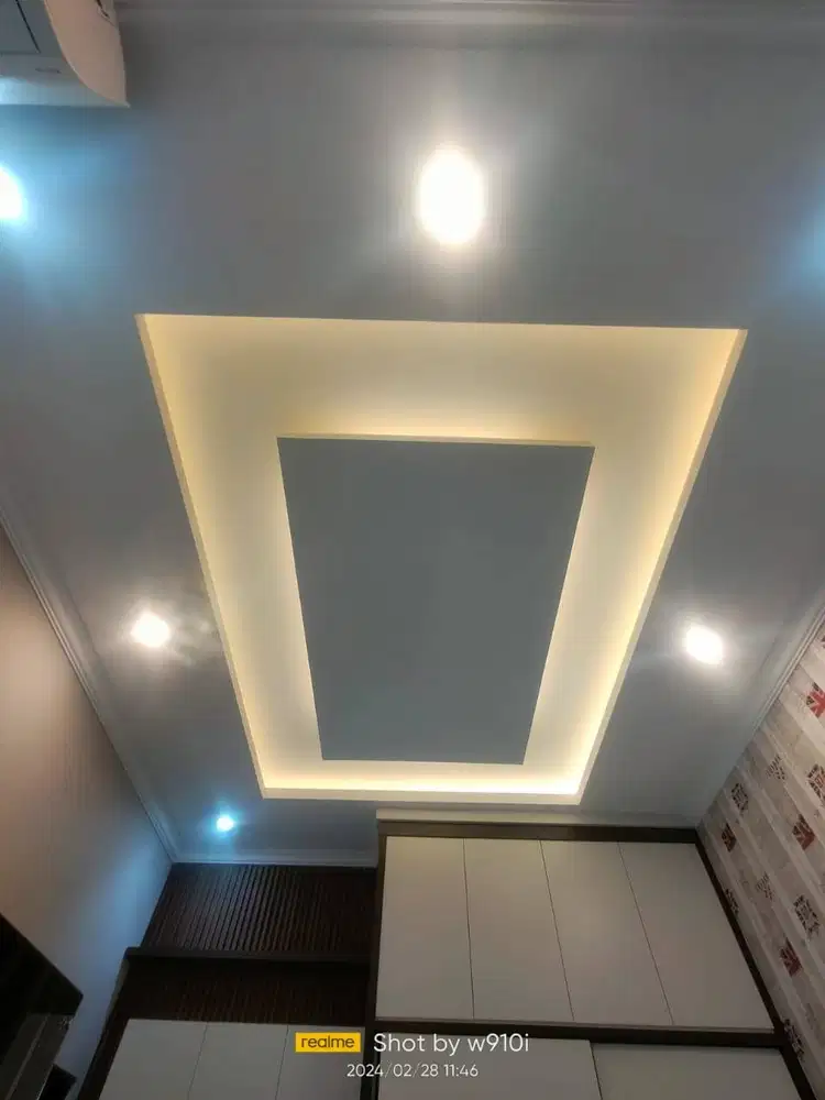 Spesialist plafon gypsum, partisi gypsum,PVC WPC dan baja ringan murah