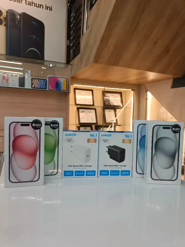 iPhone 15 256GB Free Adaptor 20W Murah Cicilan Mudah KTP Saja