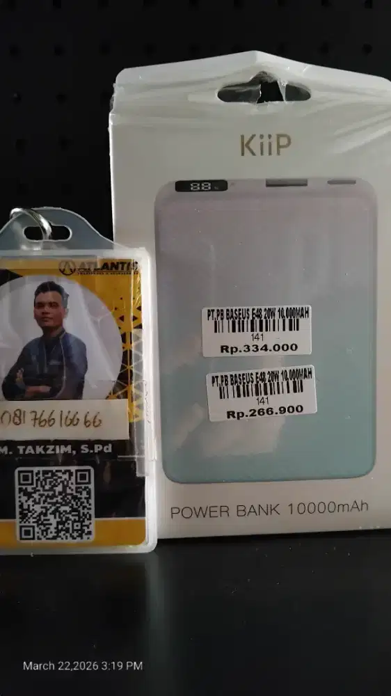 PT.PB BASEUS E48 20W 10,000MAH ATLANTIS DAHSYAT