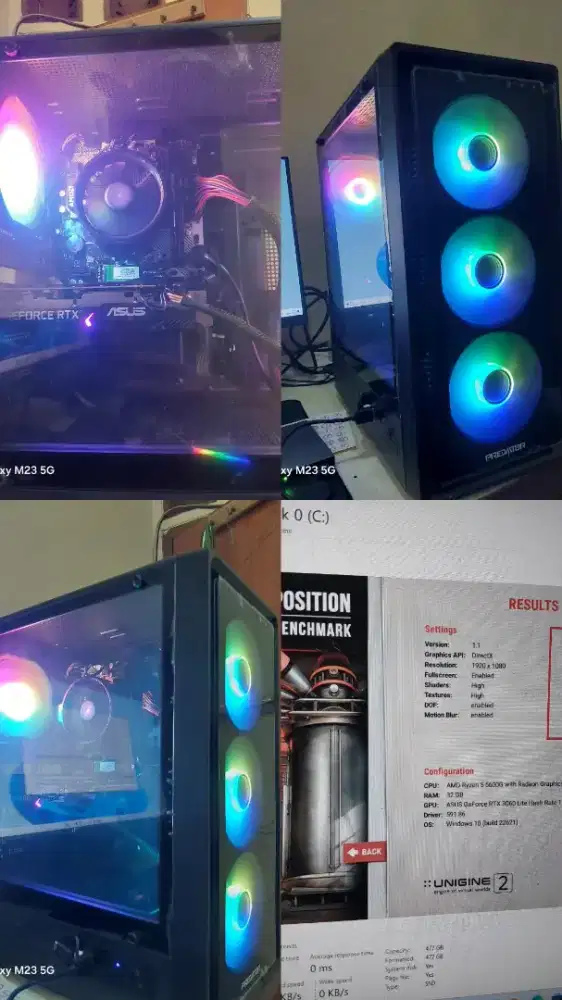 Jual pc gaming 13 juta udah fulsset tinggal pakai