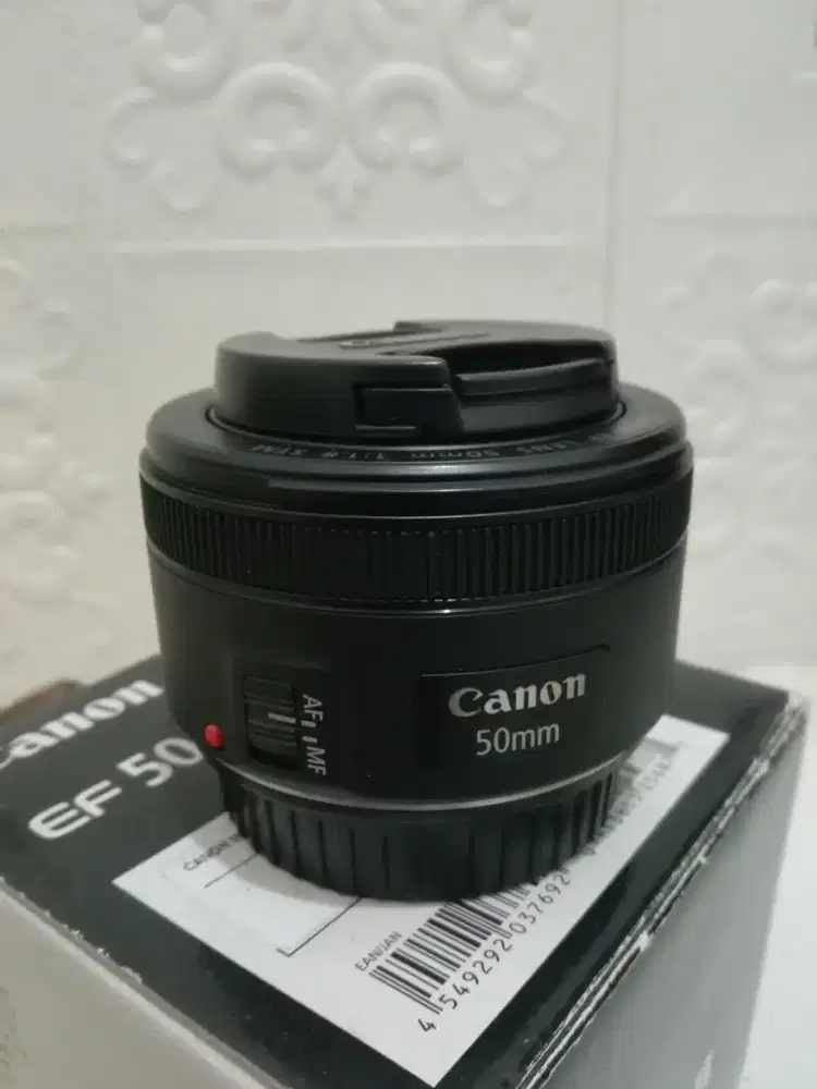 Lensa Fix Canon 50mm F1.8 STM Like New Murah