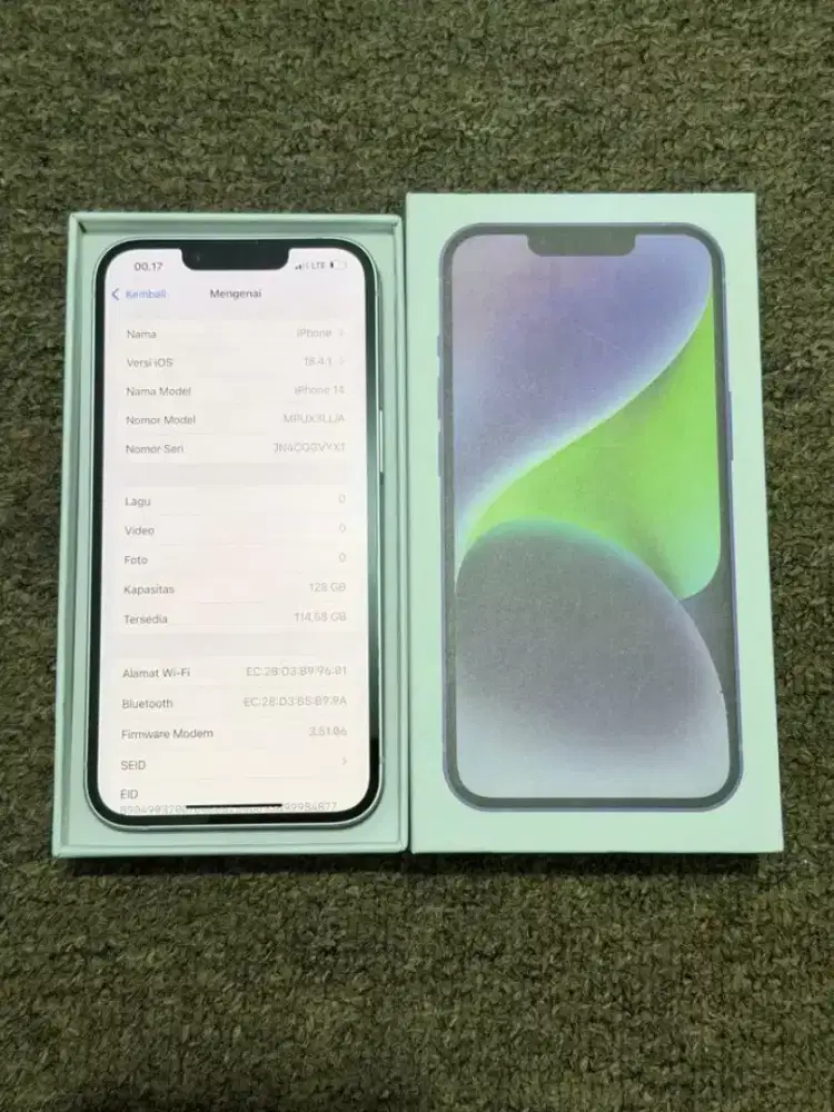 iPhone 14 128GB resim inter all operator