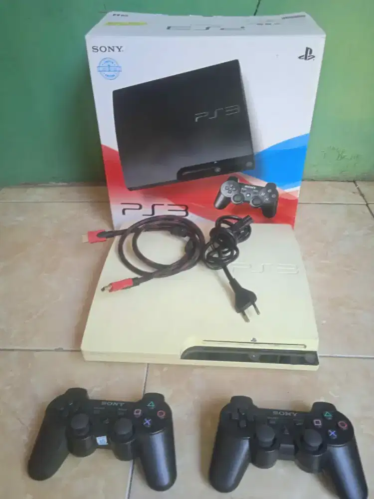 PS3 slim 320gb seri 25 normal fullset poris cipondoh