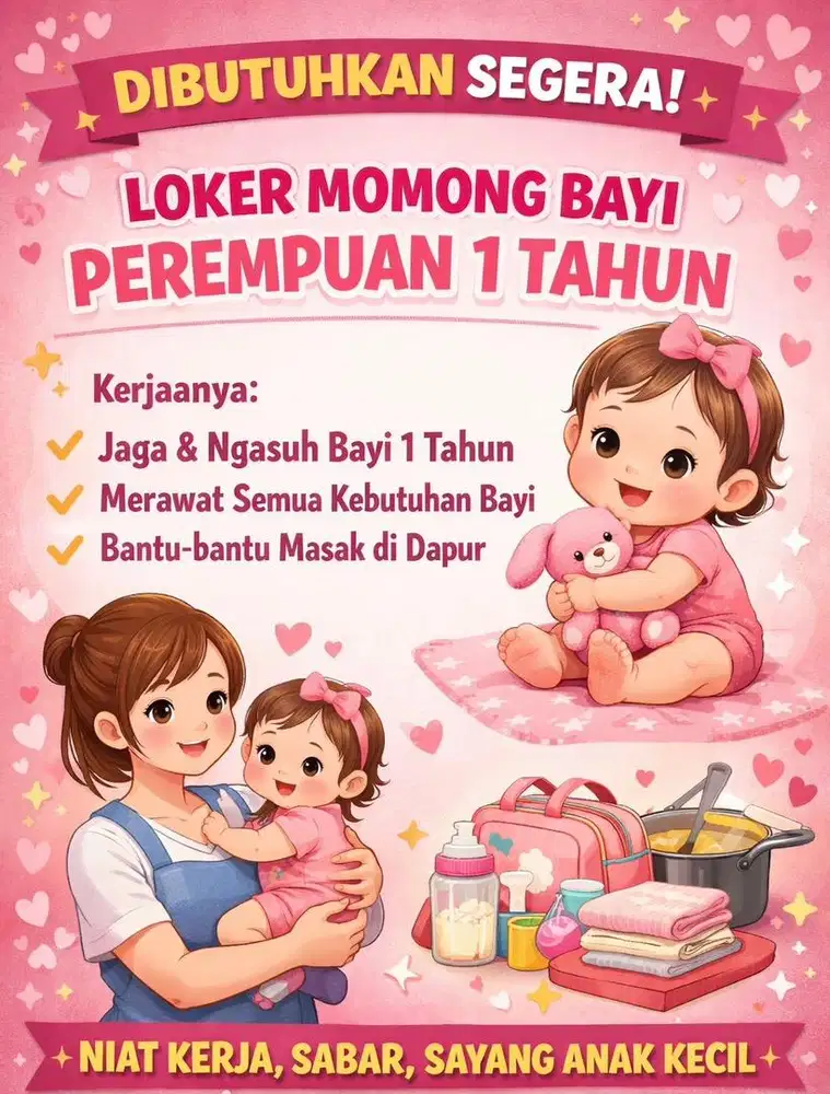 Dicari ART Momong Bayi
