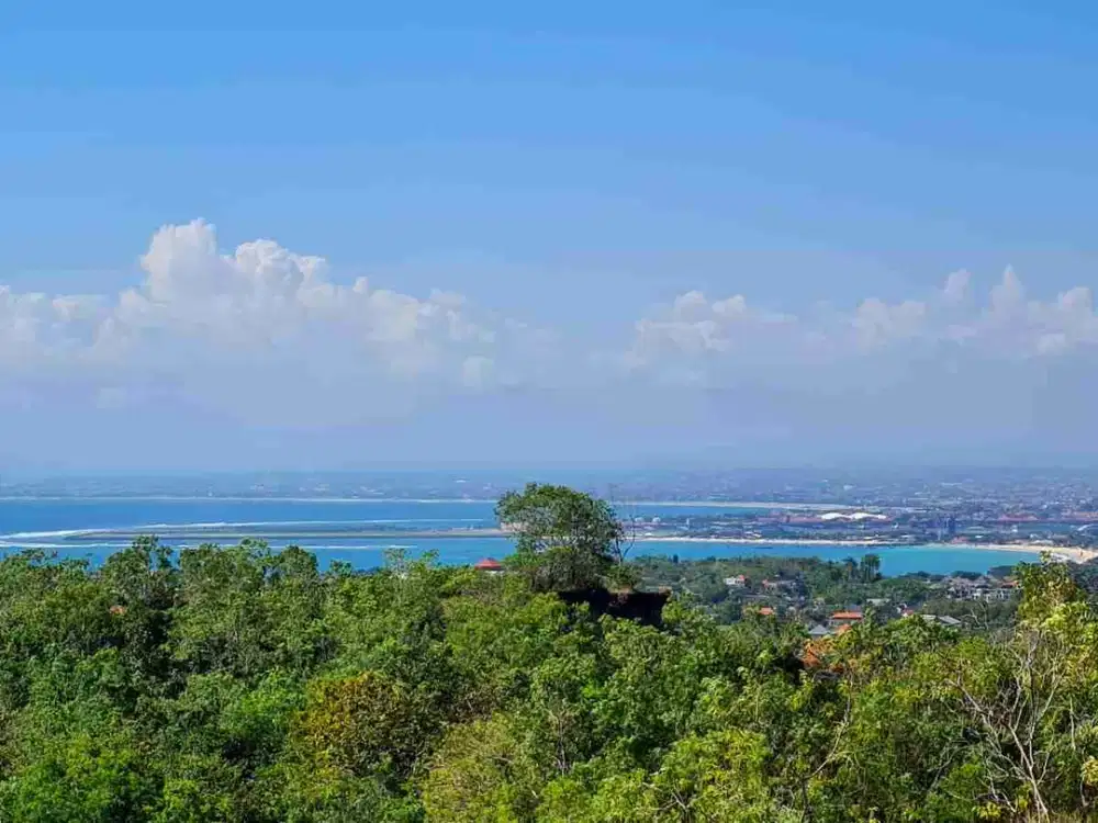 DIJUAL Dan DISEWAKAN TANAH VIEW LAUT Dan GWK, UNGASAN BADUNG, BALI