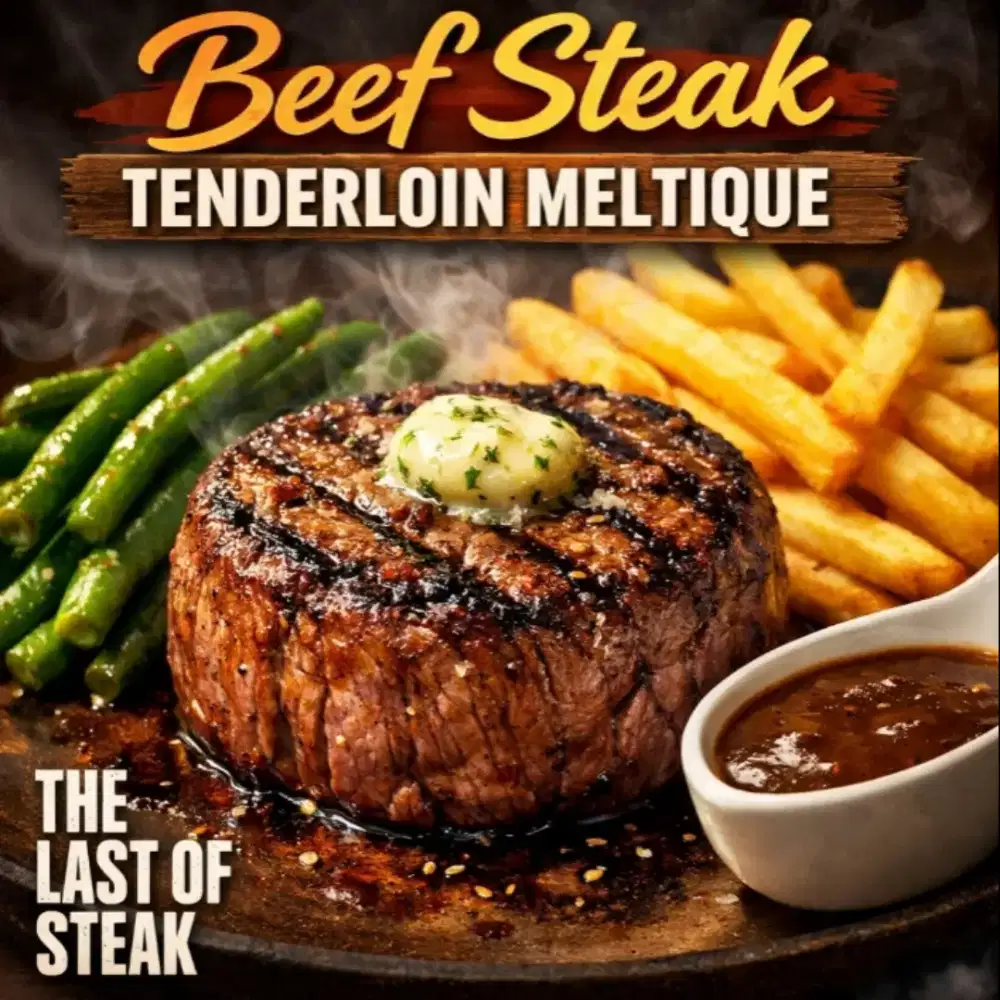 Di butuhkan segera 1 laki laki crew outlet untuk steak streefood