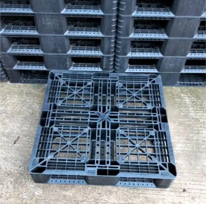 Pallet Plastik Ukuran 74x74x12 cm - ABMAS39 - Hitam (5 pcs)