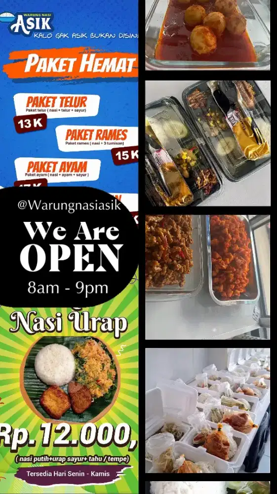 Dibutuhkan kasir warung nasi ( Warteg) WAJIB menguasai aplikasi Kasir