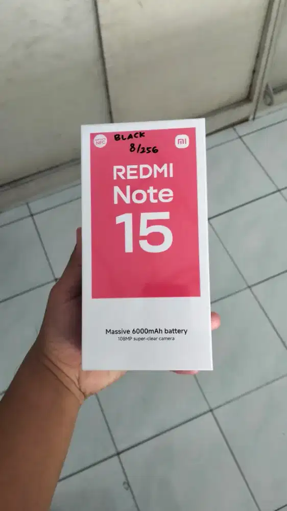 Xiaomi redmi note 15 (8/256) new spesial promo