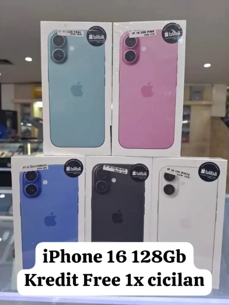 Iphone 16 128Gb Resmi Kredit Free 1x cicilan