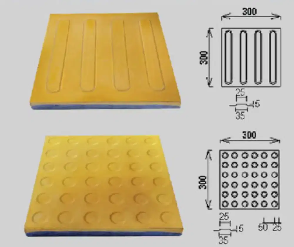 Jual Ubin Pemandu Disabilitas (Guiding Block Difable) Palembang