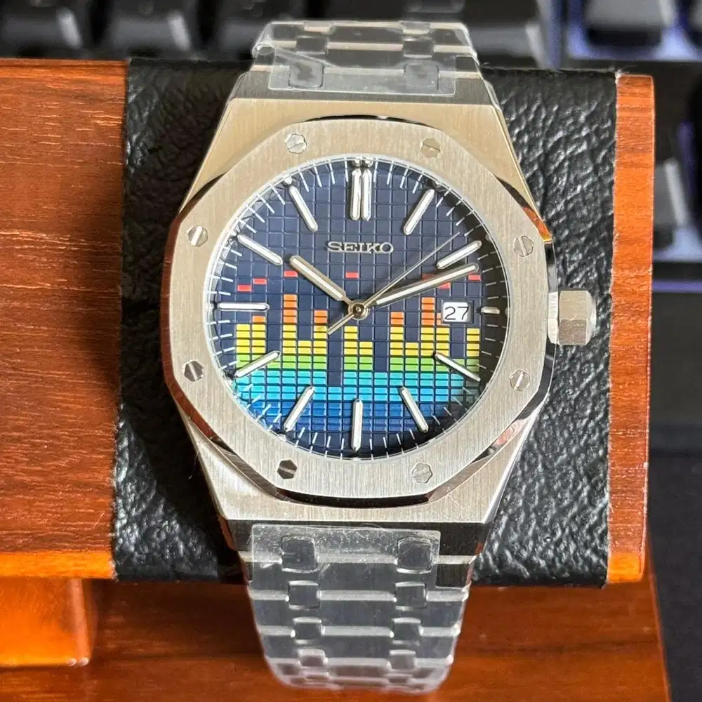 Seiko Royal Oak Titanium Music NH35 Automatic DJ Panda Edition Built