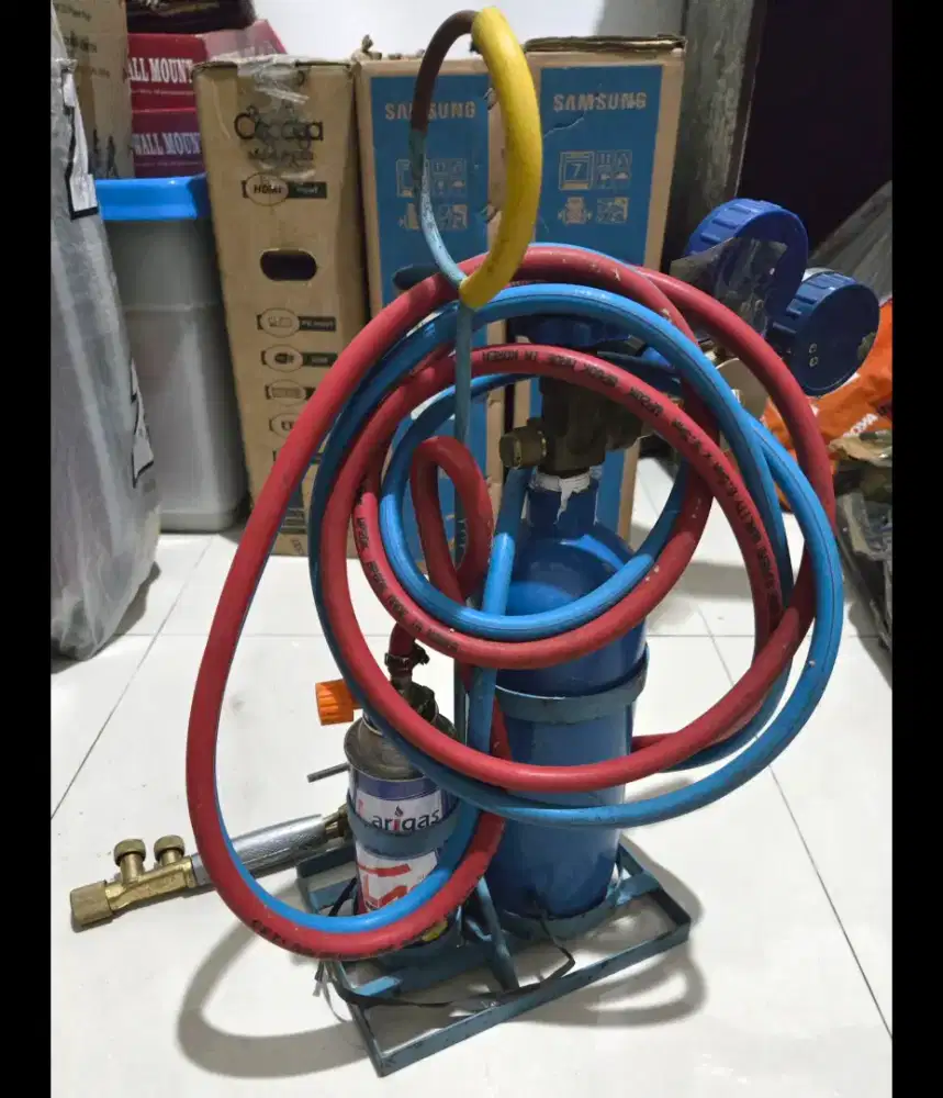 Jual murah alat set las potong portable gas slang hasilkan nyala api