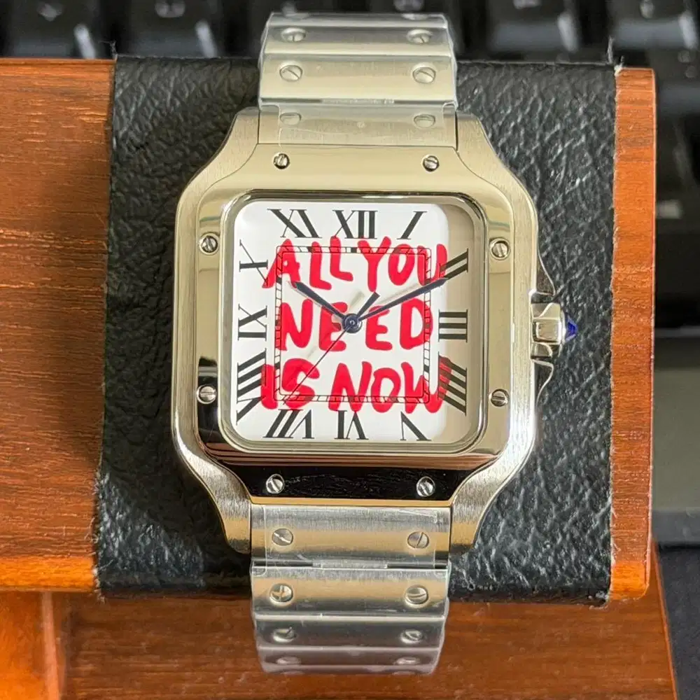 Seiko Santos All You Need Is Now NH35 Automatic Motivational Edition