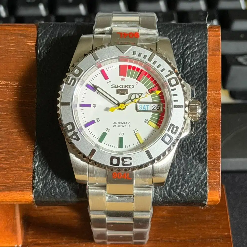 Seikomod Daydate Submariner White NH36 Automatic Edition Elegance