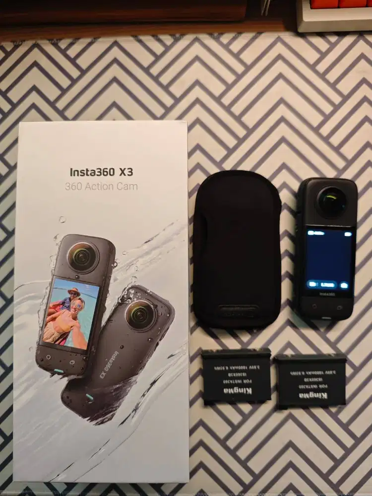 Prelove - Jual Insta360 X3 - Dapat Pouch dan Bonus 2 Baterai Cadangan