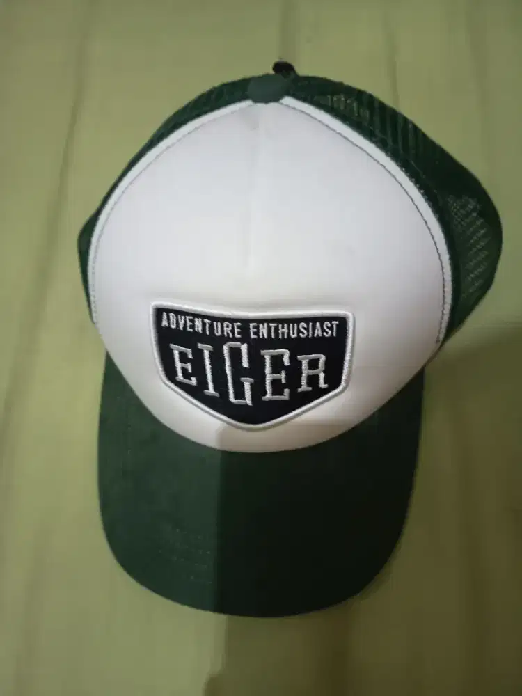 Topi eiger ori baru harga 100k aj