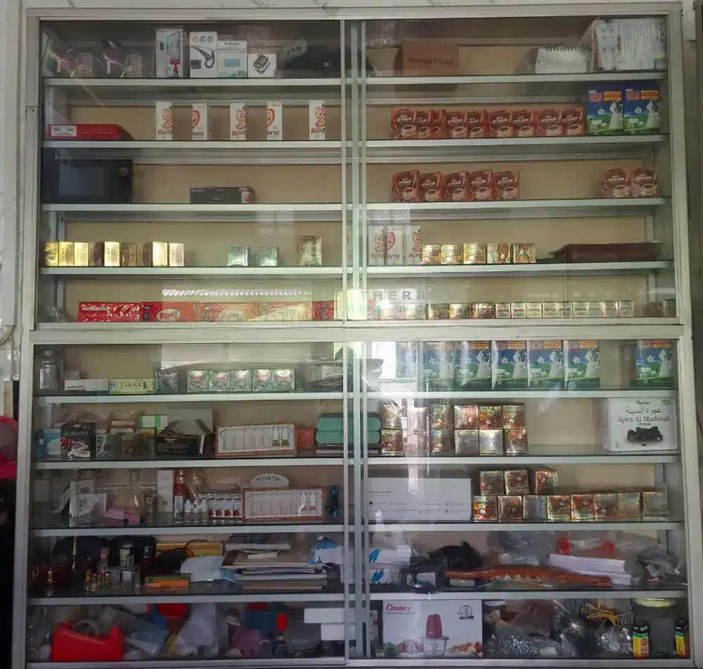 JUAL ETALASE ALUMUNIUM | BEKAS | SECOND LIKE NEW