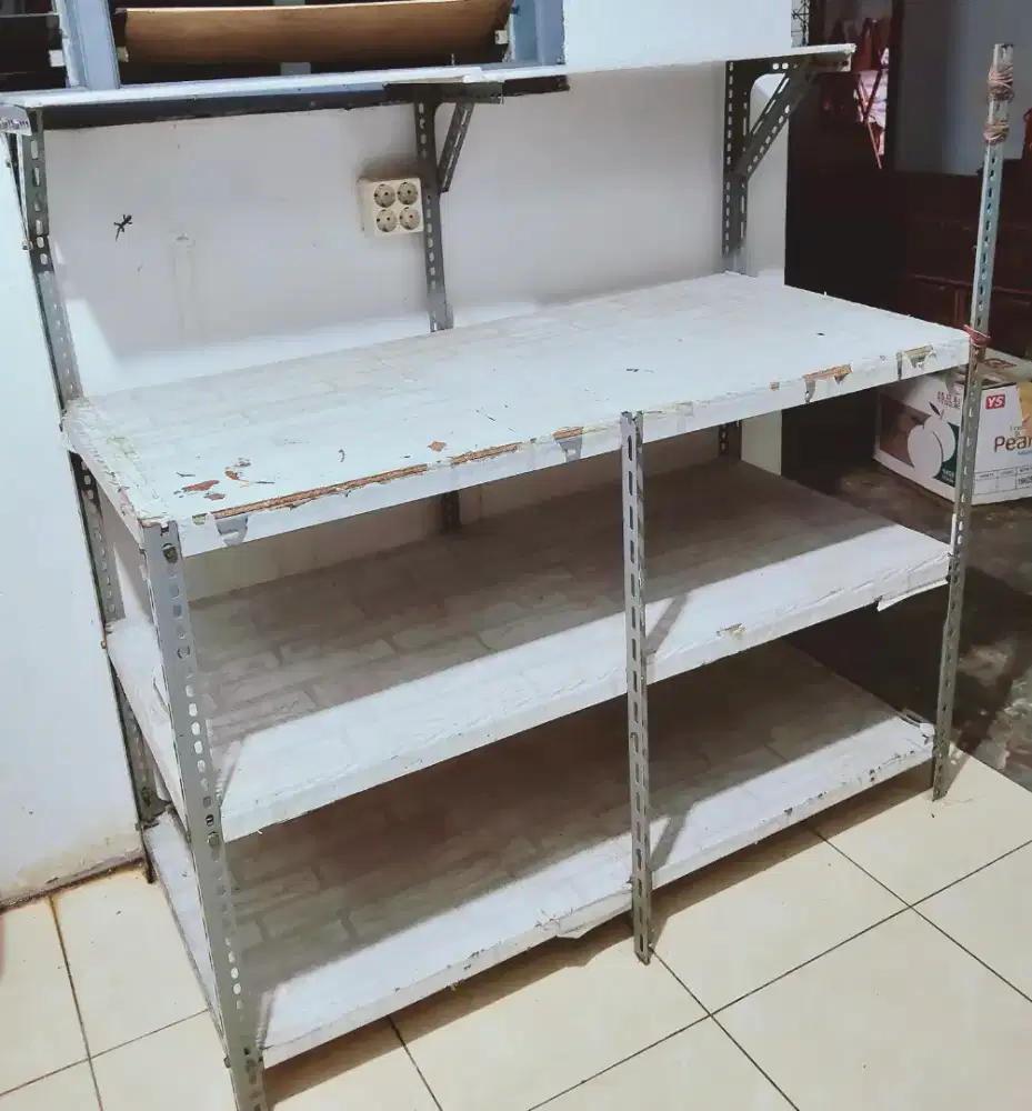 Rak Besi 4 Susun Bekas Kokoh Murah Lokasi Parung Butuh Pindahan