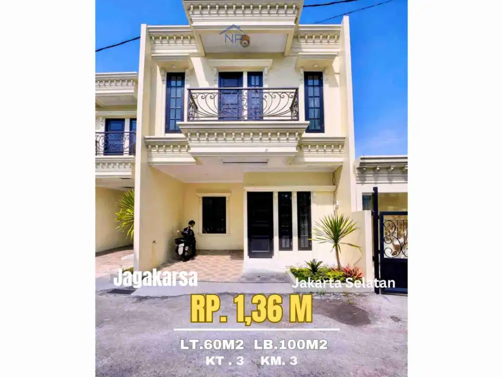 Di Jual Rumah Siap Huni Jagakarsa Strategis Bebas Banjir Dekat ke Toll Andara, Cilandak