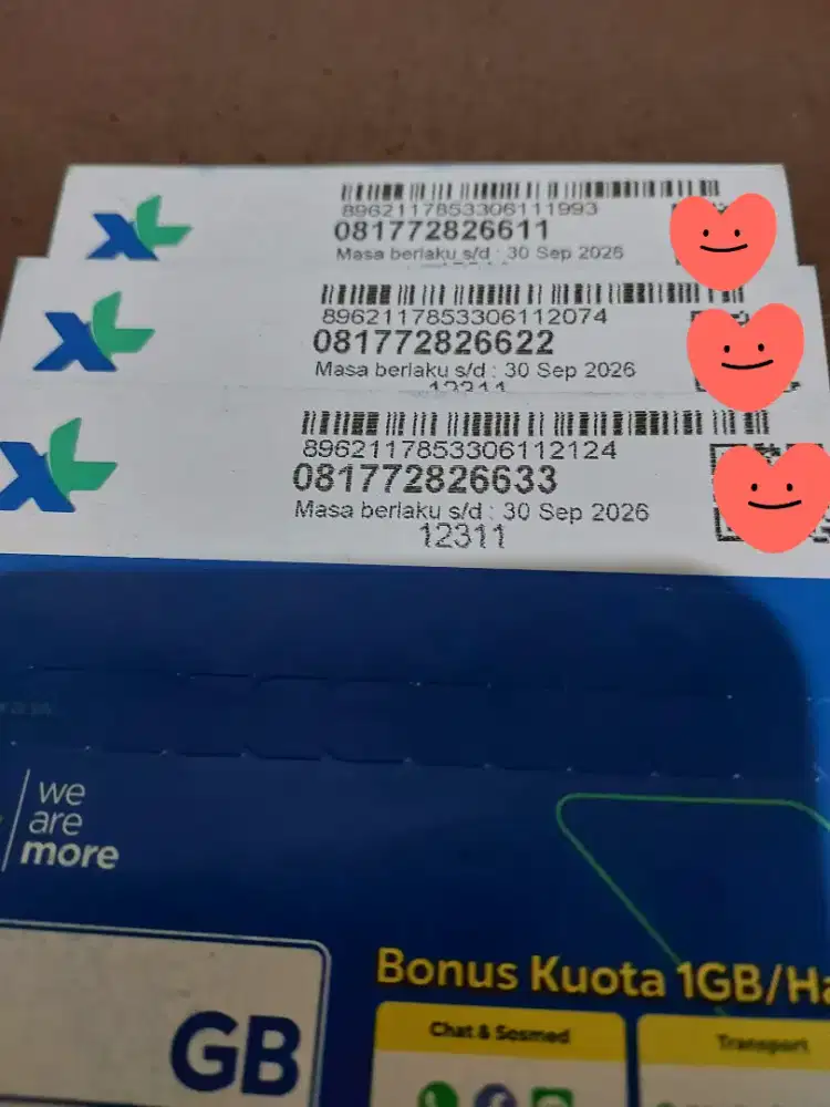 Nomor cantik kartu perdana XL cantik