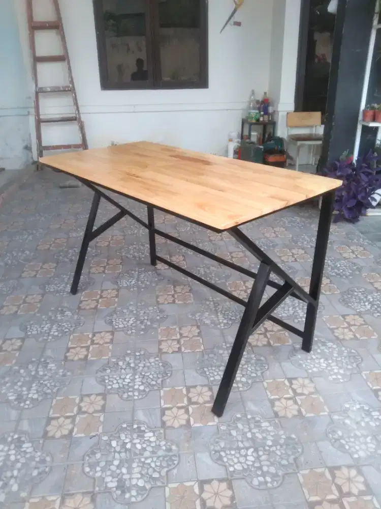 Meja kerja meja kontent meja komputer gaming industrial ready stock