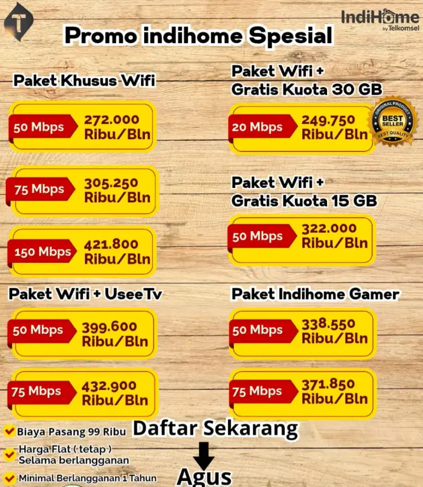 Promo Indihome Spesial khusus bulan ini !!!