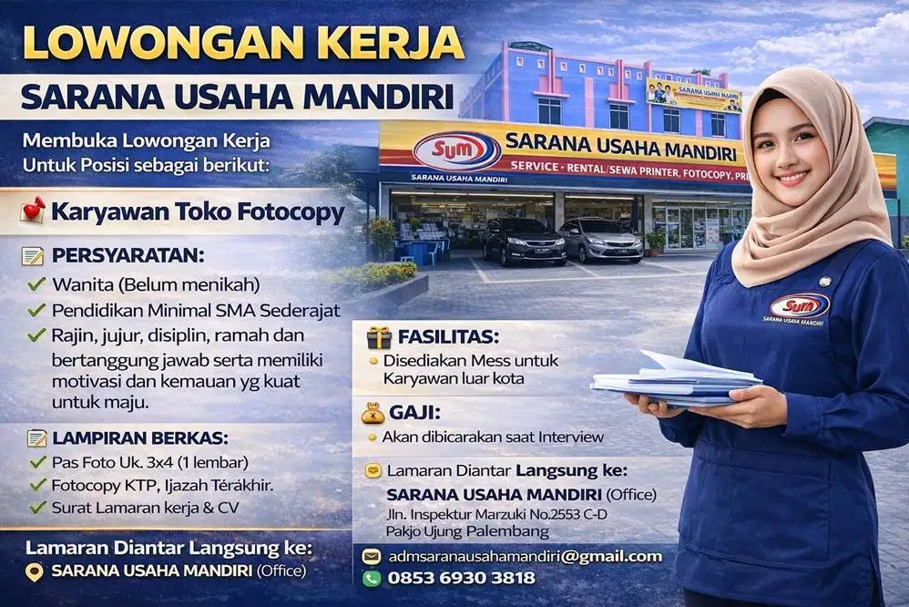 Lowongan Kerja Karyawan Toko