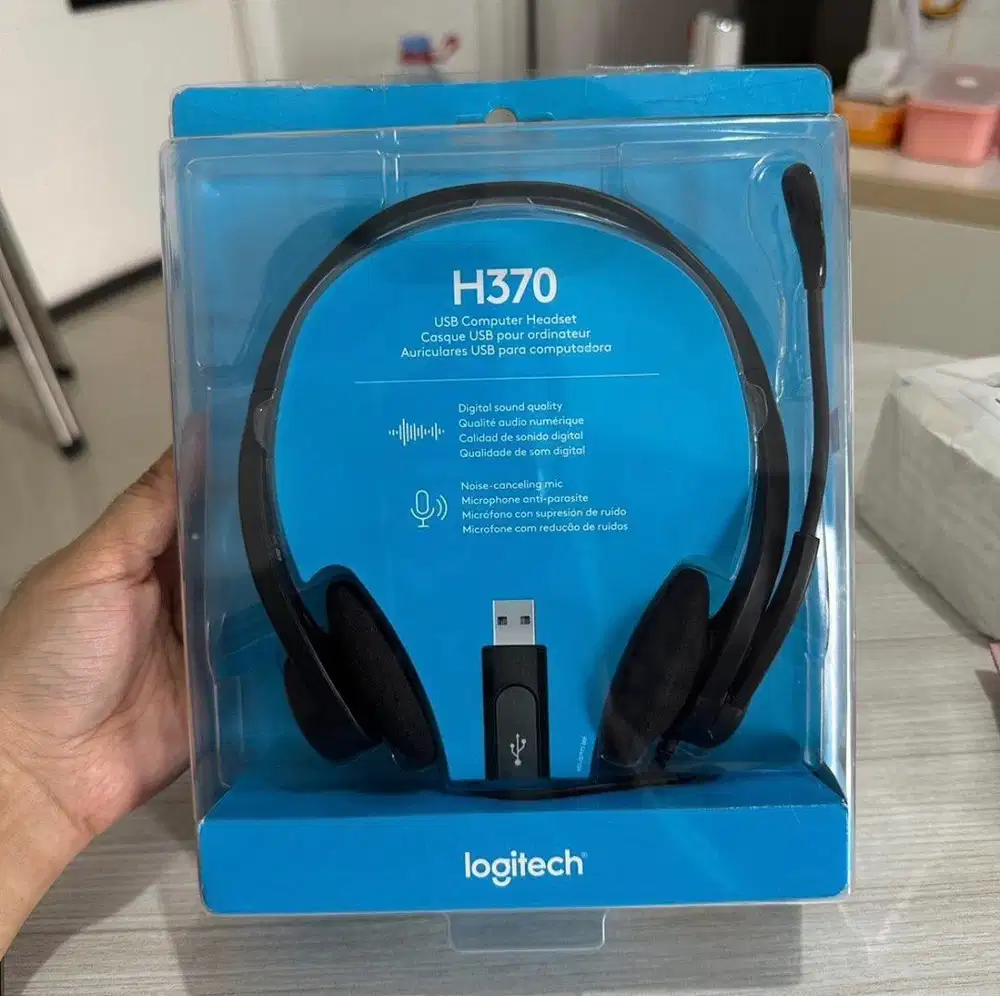 Logitech headset noise canceling H370