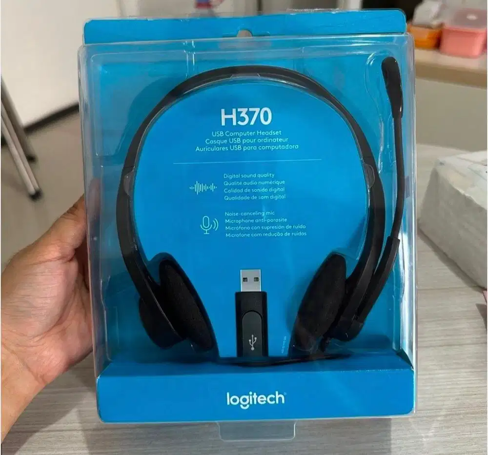 Headset Logitech H370 untuk WFH