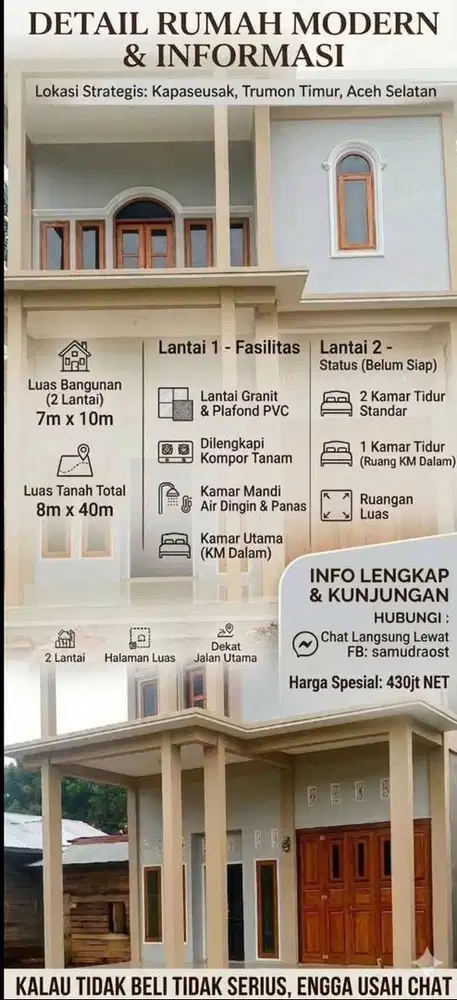 jual rumah harga murah