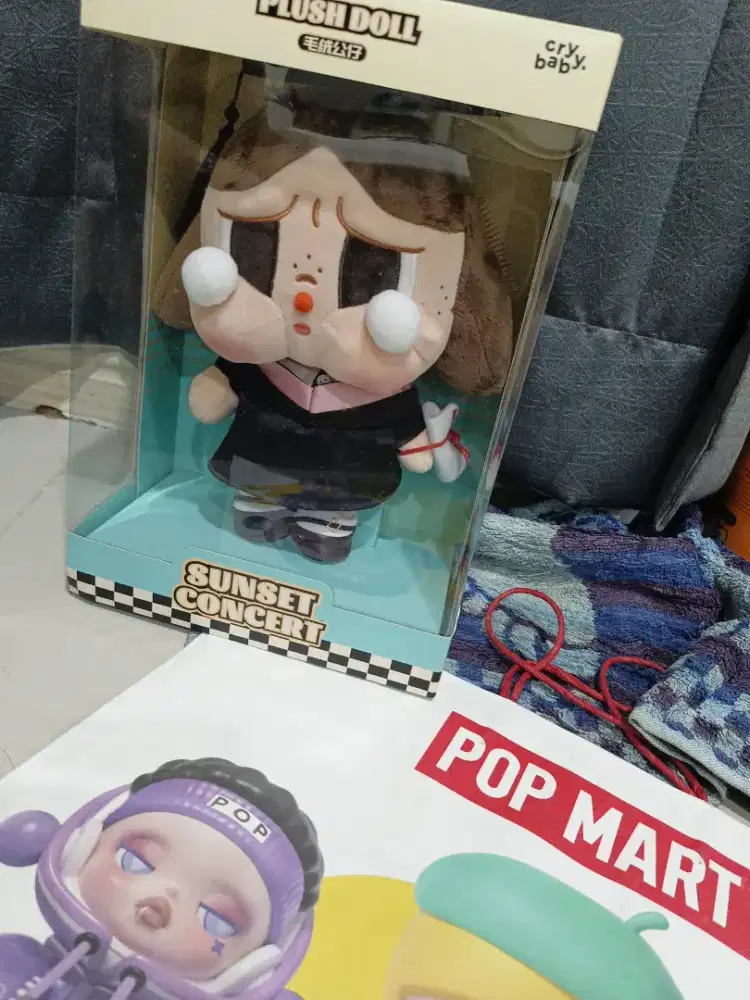 Cry baby original popmart 100% hanya unboxing