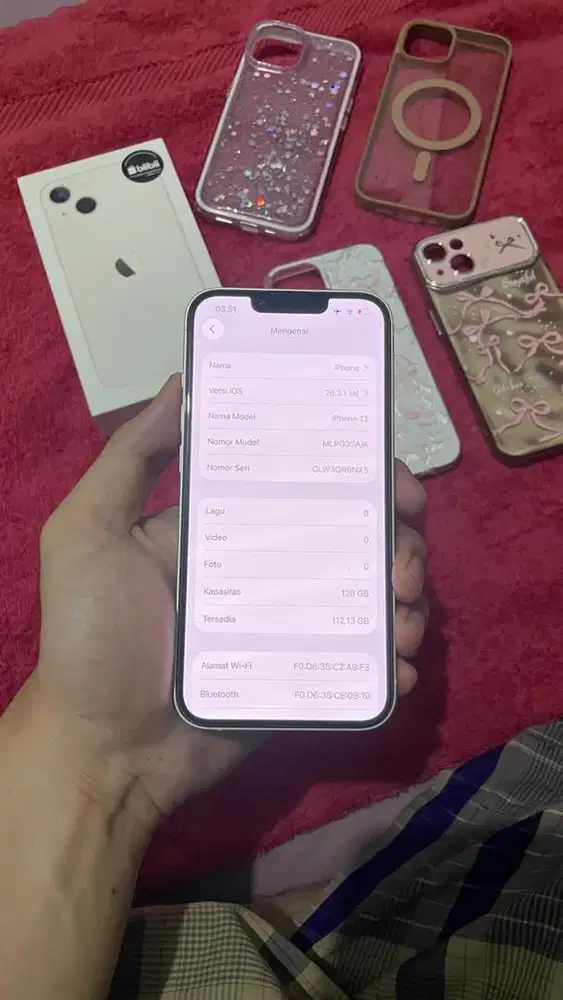 Jual iPhone 13 Starlight 128gb (RESMI BLIBLI)