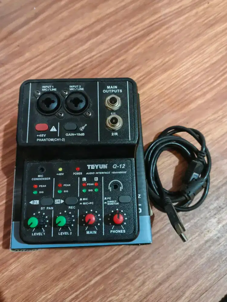 Soundcard rekaman atau live stream