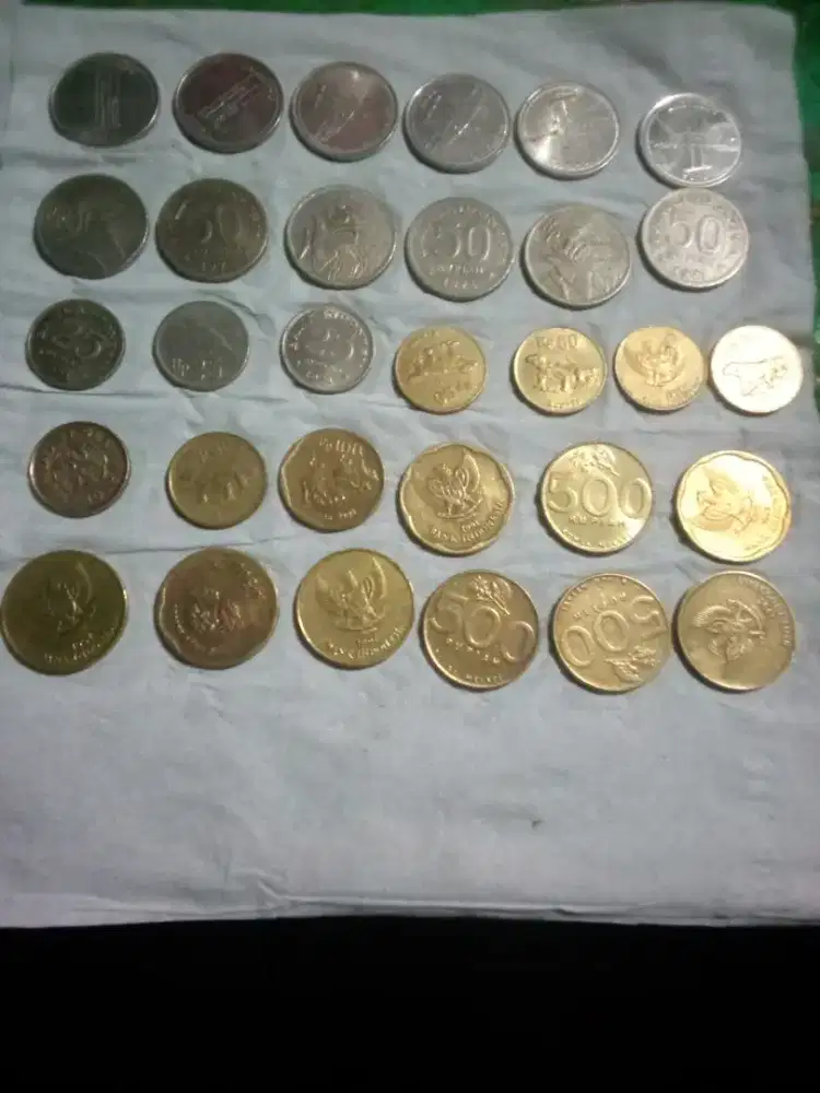 Koleksi uang koin/logam dari berbagai negara ( asing )
